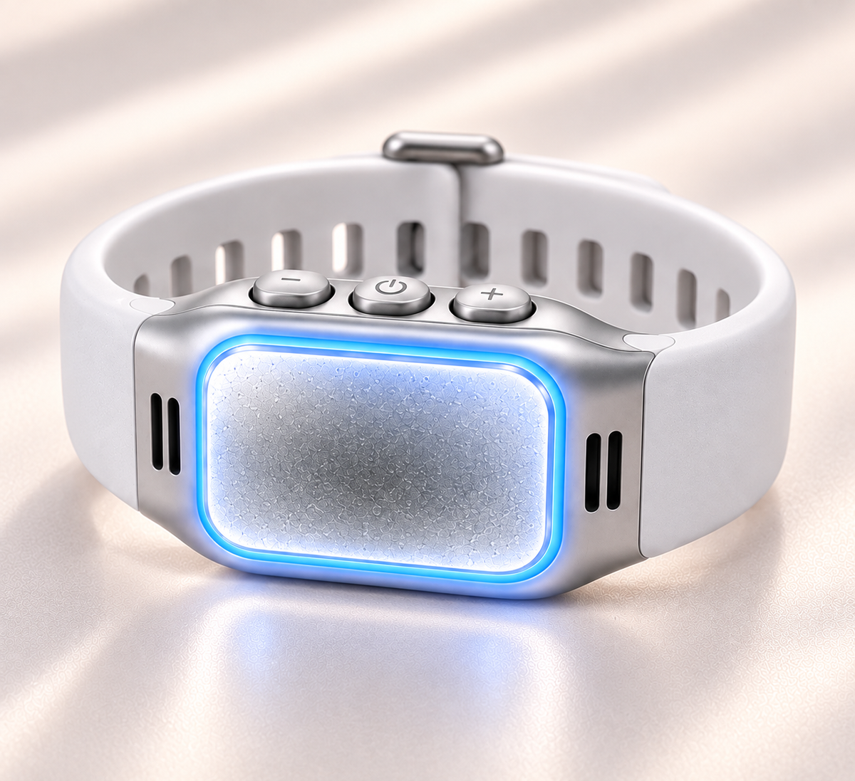 Hot Flash Relief Wristband product view with cooling surface
