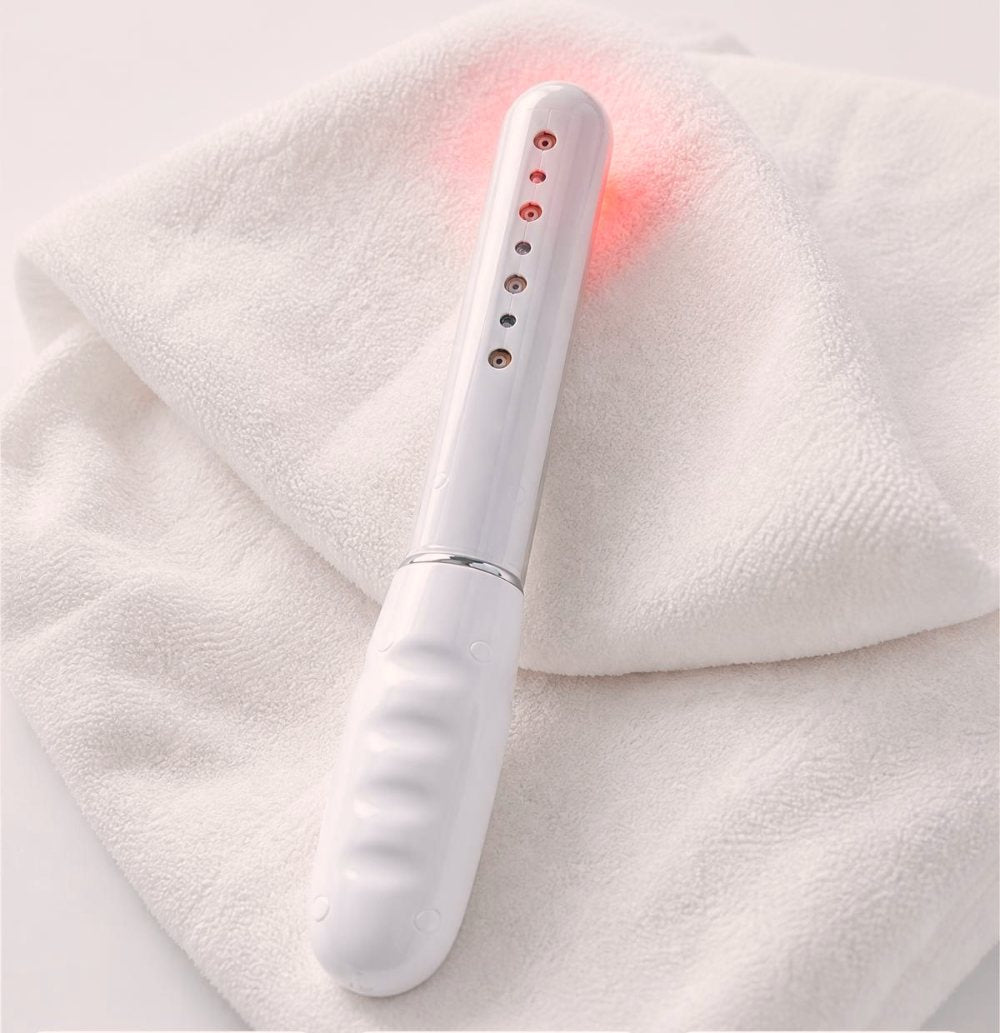 Solene glowing with soft red light